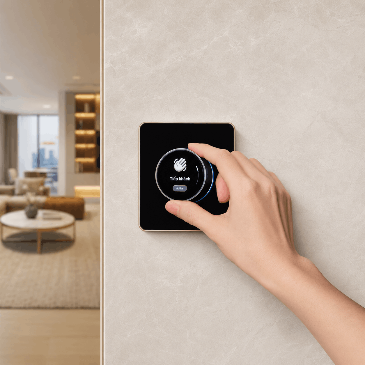CÔNG TẮC NÚM XOAY CẢM ỨNG THÔNG MINH – CHỈ CẦN XOAY VÀ CHẠM, CẢ NGÔI NHÀ THEO Ý BẠN